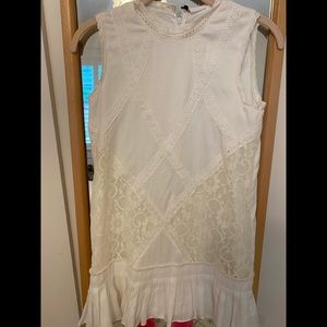 Girls white lace dress NWT
